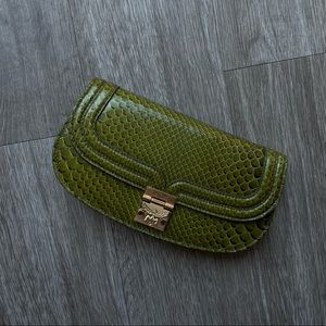 MCM Snakeskin Crossbody Bag
